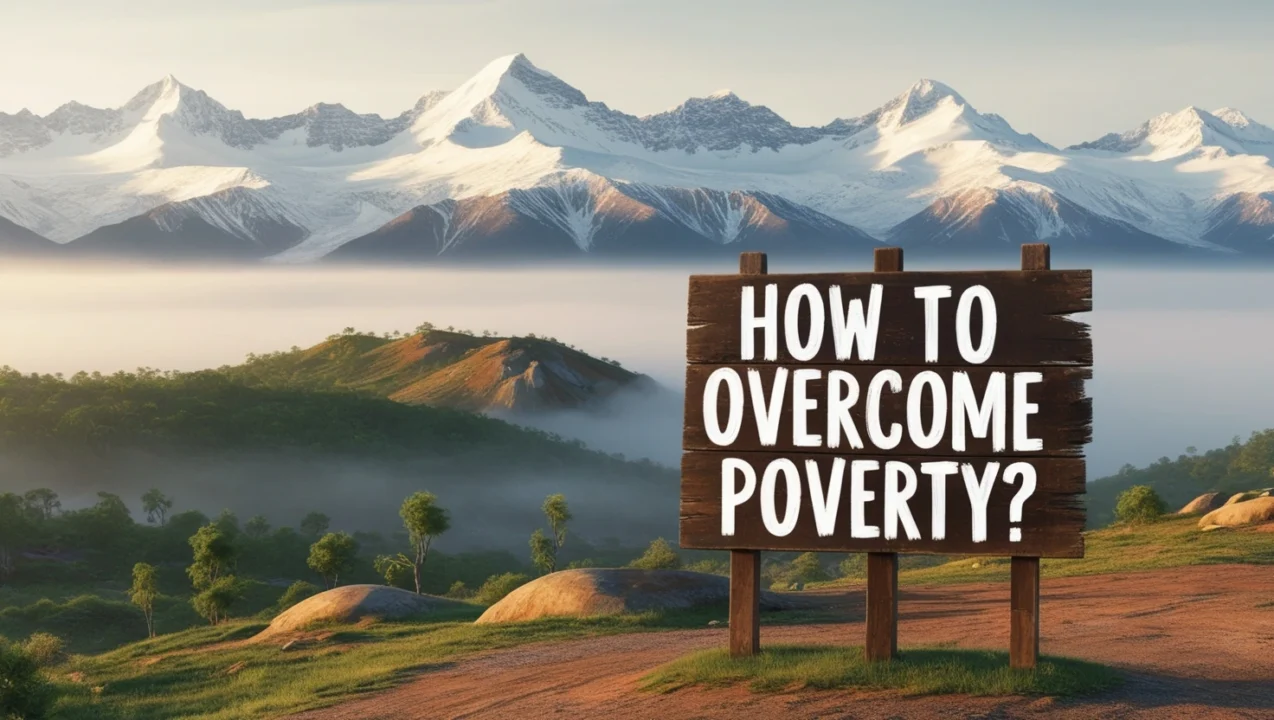 How to overcome poverty