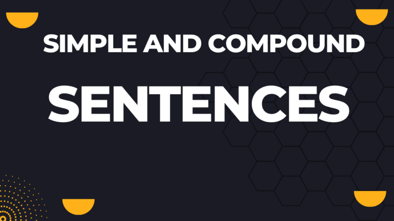 Simple and Compound Sentences