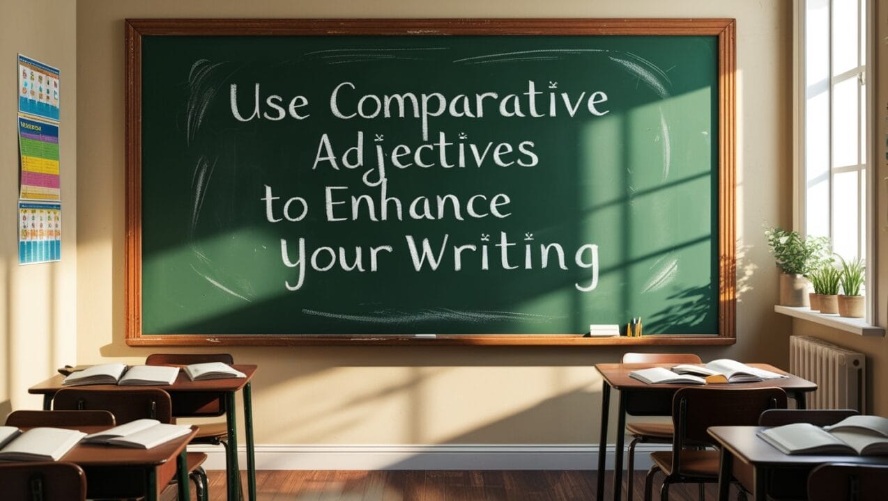 Use comparative adjectives to enhance your Writing