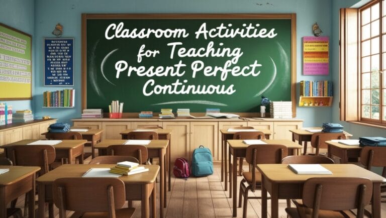 Classroom Activities for Teaching Present Perfect Continuous