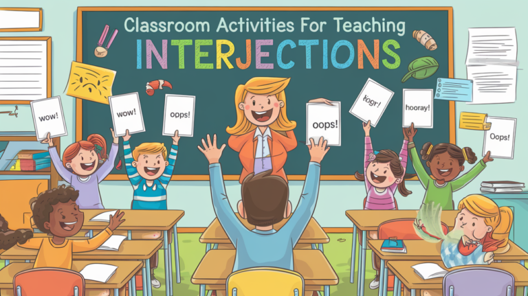 Classroom Activities for Teaching Interjections