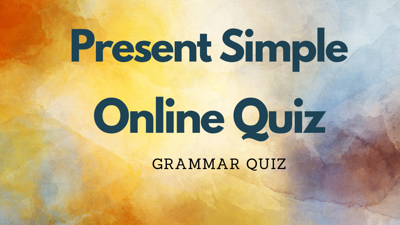 Simple Present Online Quiz