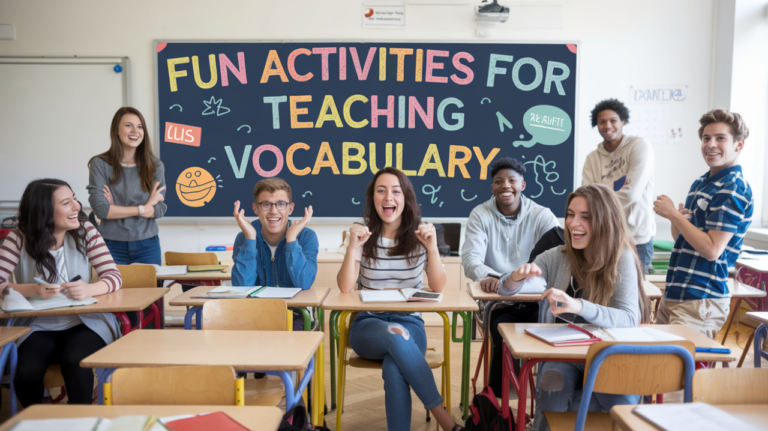 Fun Activities for teaching Vocabulary