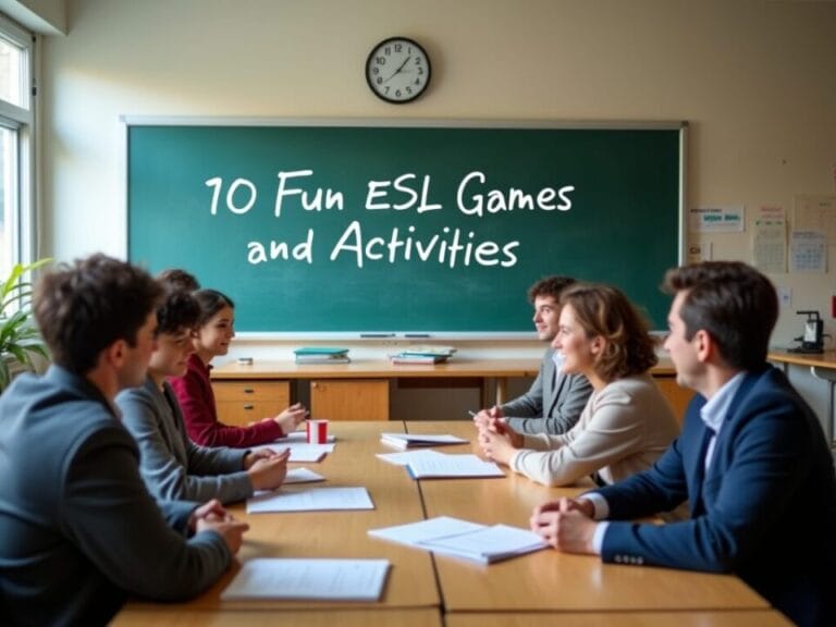 10 Fun ESL Games and Activities