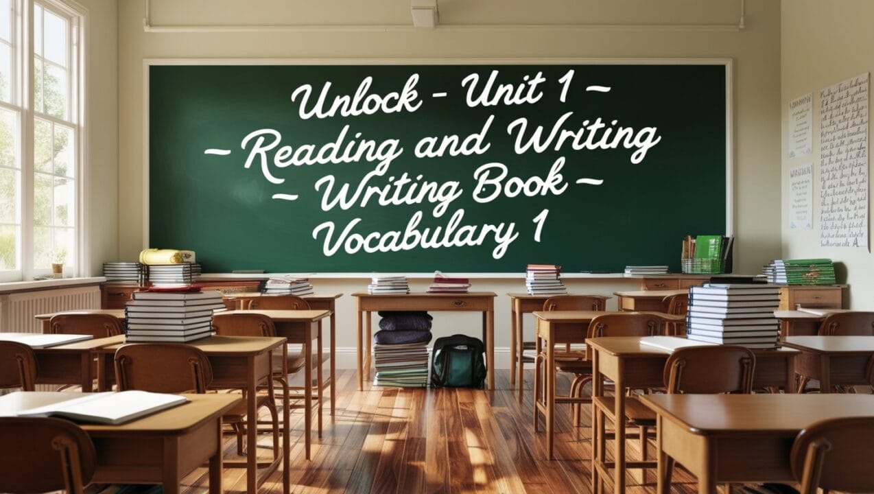 Unlock 1 -Unit 1 - Reading and Writing book - Vocabulary 1