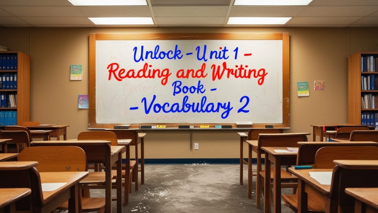 Unlock 1 -Unit 1 – Reading and Writing book – Vocabulary 2