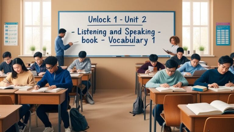 Unlock 1 -Unit 2 – Listening and Speaking book – Vocabulary 1