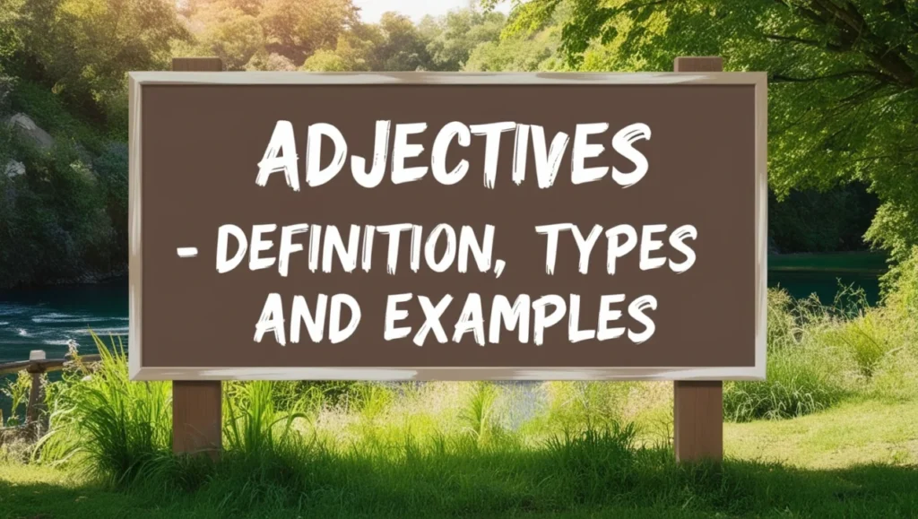 Adjectives Definition, Types and Examples