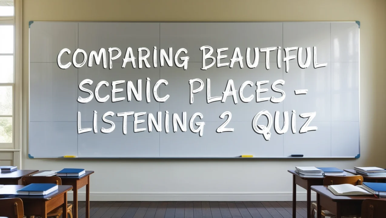 Comparing Beautiful Scenic Places – Listening 2- Quiz