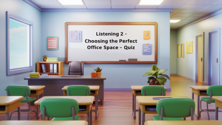 Listening 2 – Choosing the Perfect Office Space – Quiz