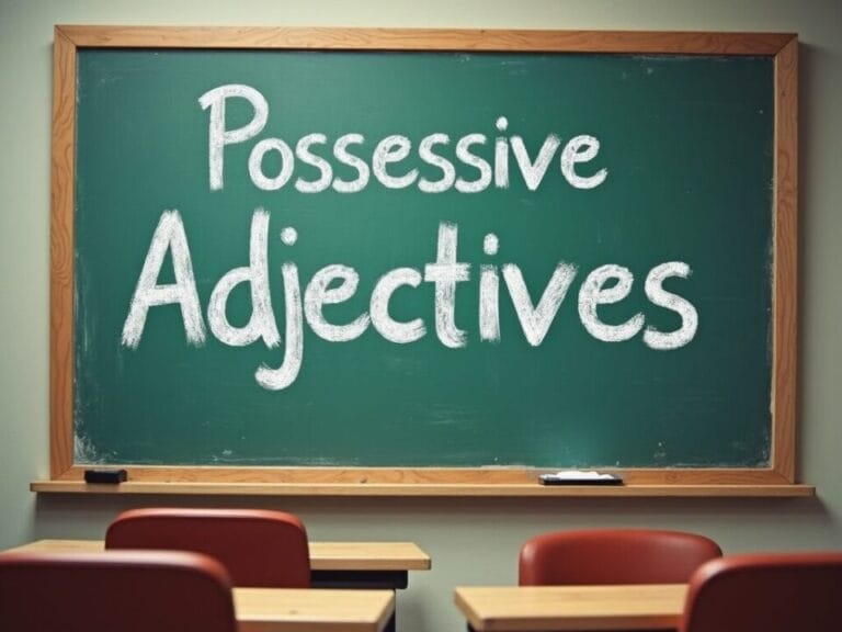 Possessive Adjectives