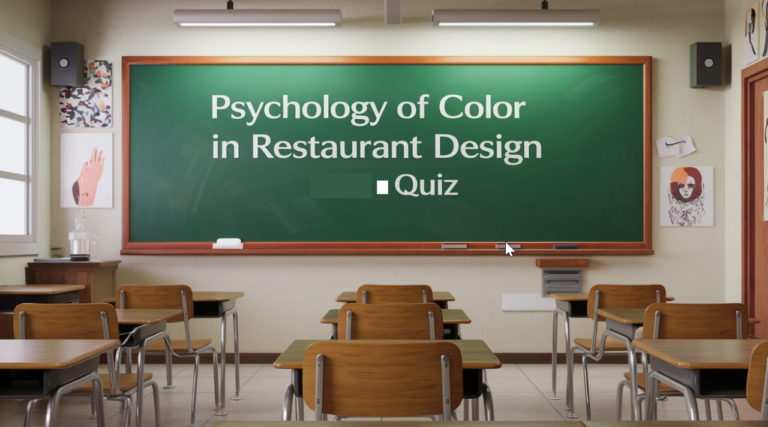 Psychology of Restaurant Design - L1 - Quiz