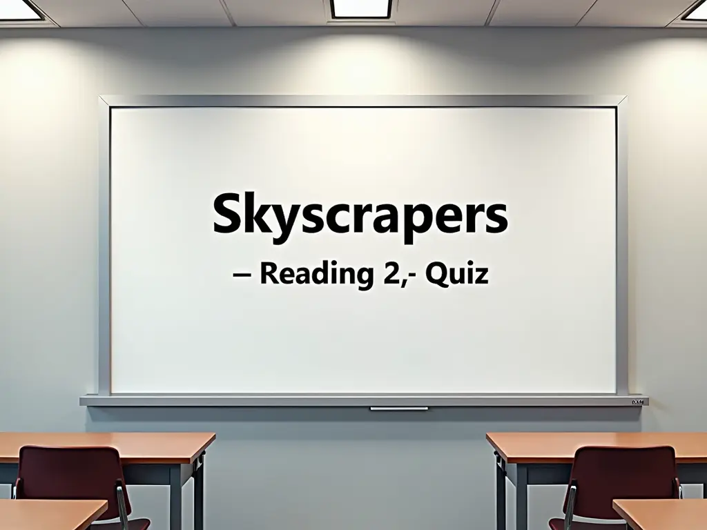 Skyscrapers Reading 2 Quiz