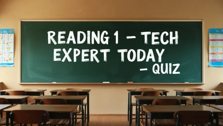 TECH EXPERT TODAY – Quiz