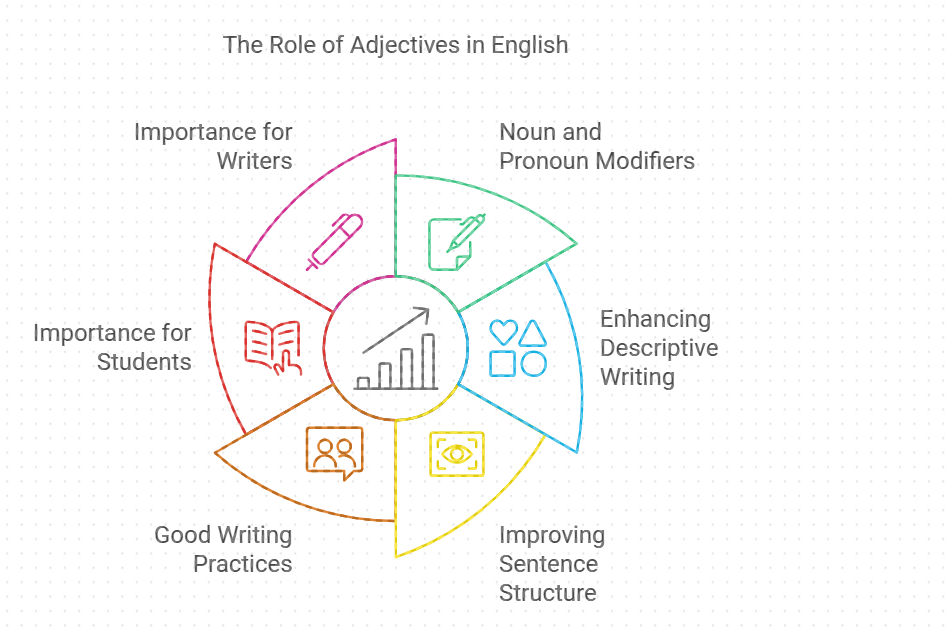 The role of adjectives in English