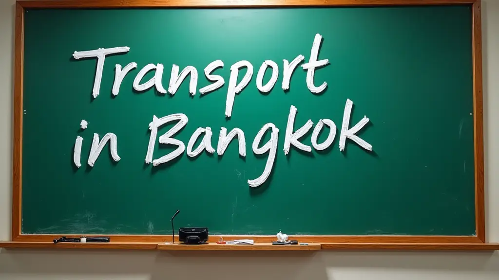 Transport in Bangkok Reading 2 Quiz