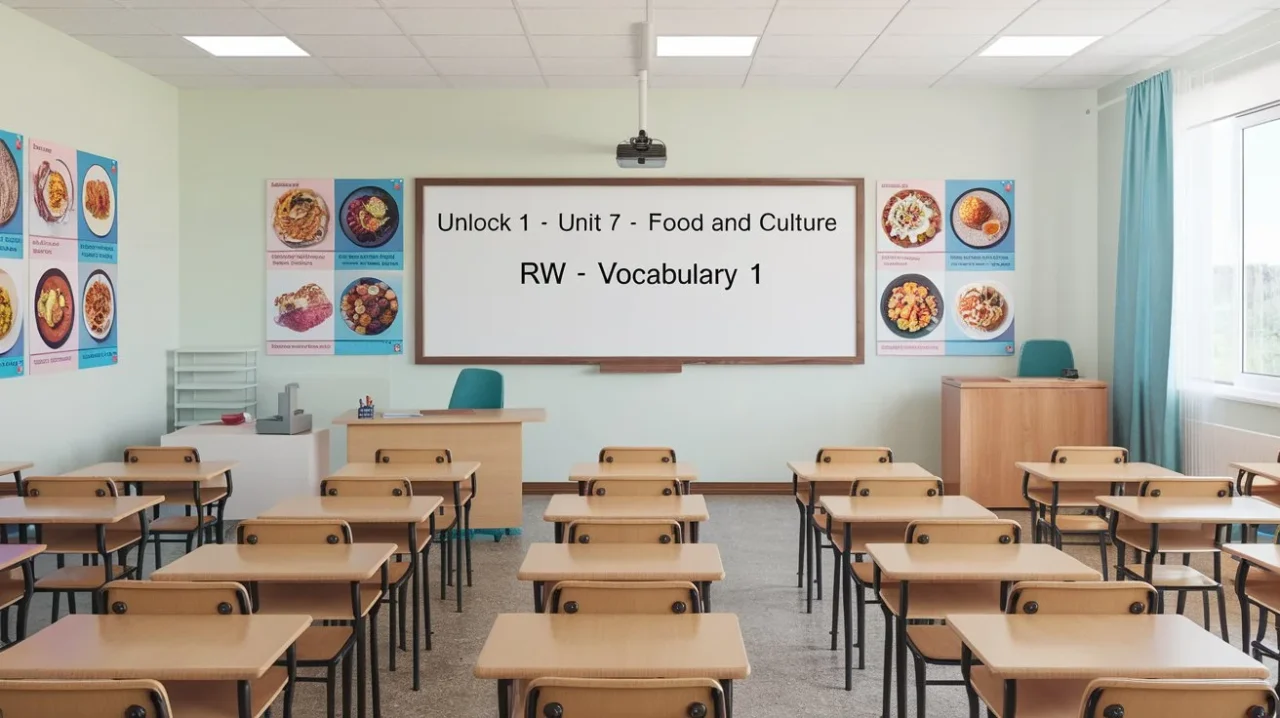 Unlock 1 Unit 7 Food and Culture RW Vocabulary 1