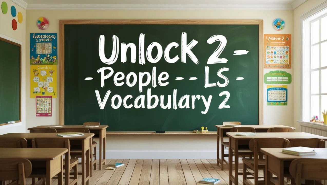 Unlock 2 -Unit 7 – People – LS – Vocabulary 2