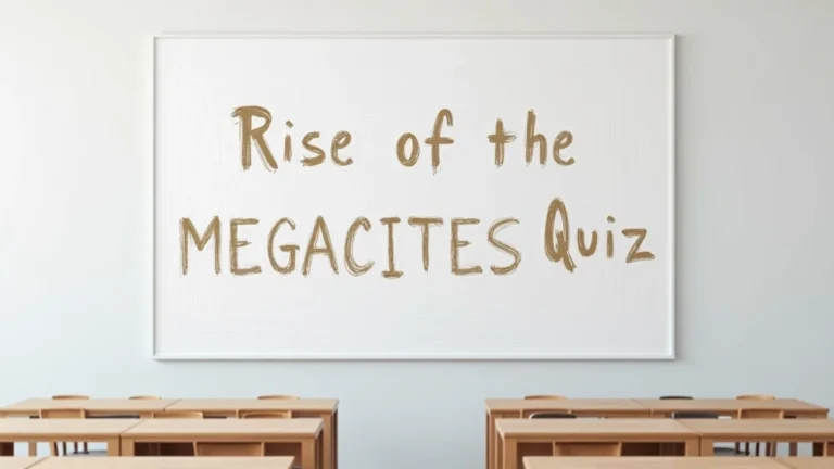 Unlock 2 – Unit 1 – Reading 1 – Rise of the MEGACITIES – Quiz