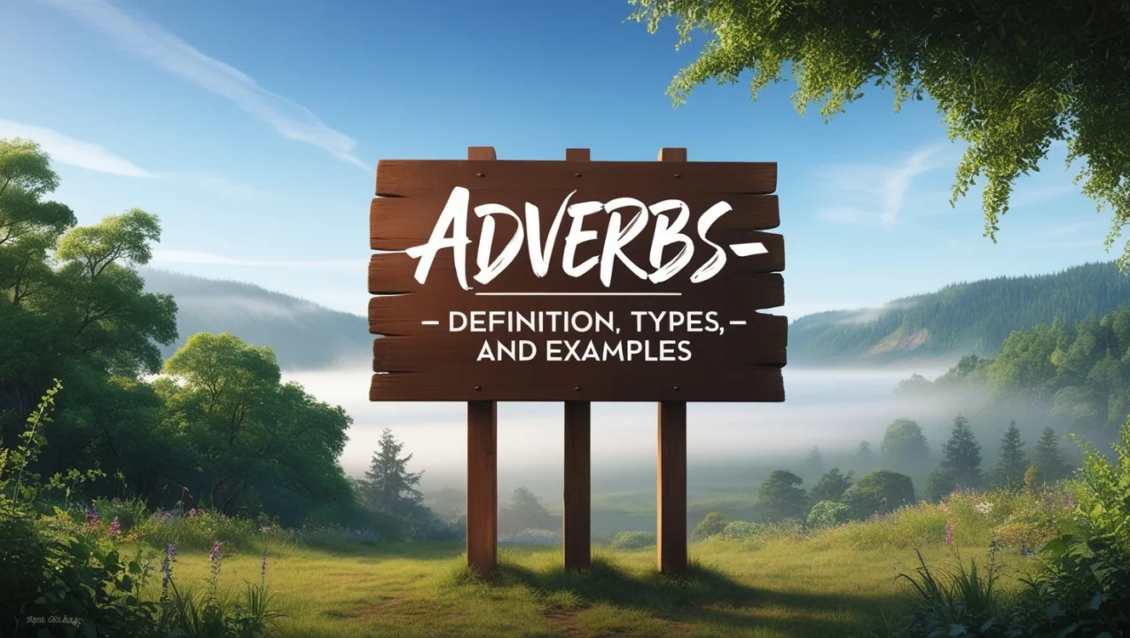 Adverbs Definition, Types and Examples