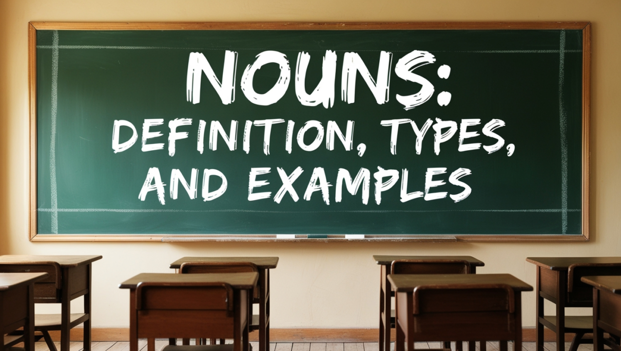 Nouns Definition types and examples